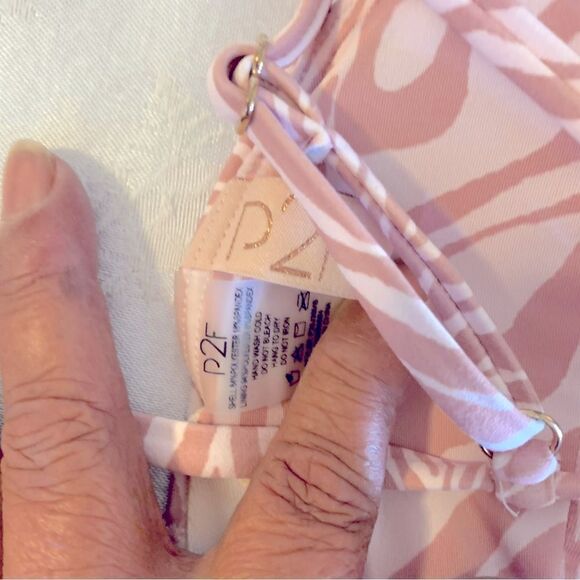 P2F Power 2 the Flower Swimsuit Zara Blush Animal Print Padded Sz Small NWOT - Picture 11 of 12